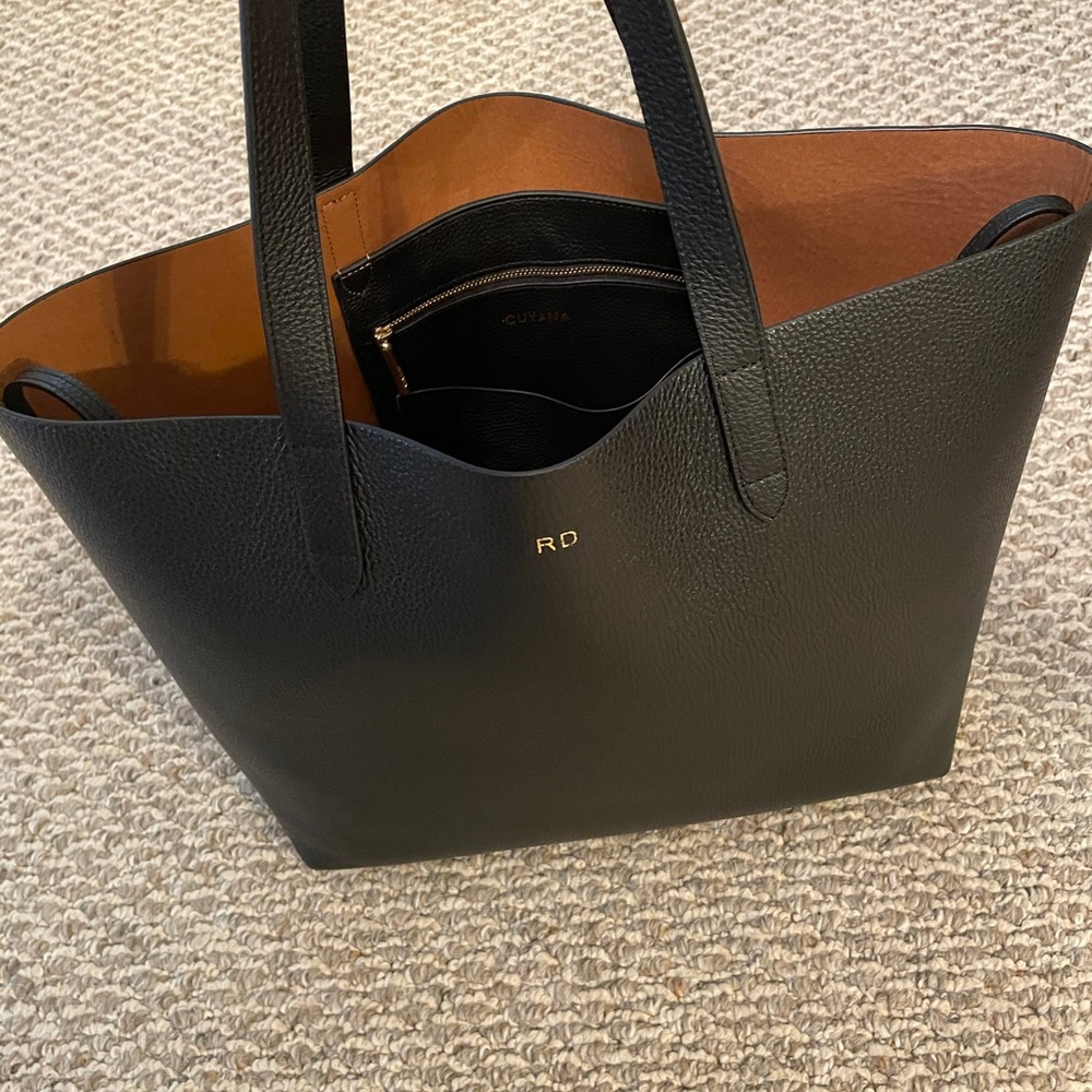 Cuyana Classic Structured Leather Tote